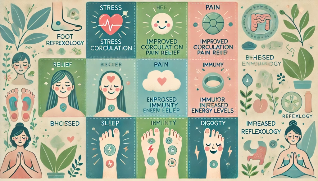 Few potential benefits of foot reflexology